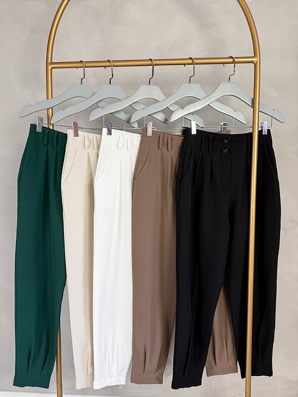 Calça Cenoura Alfaiataria