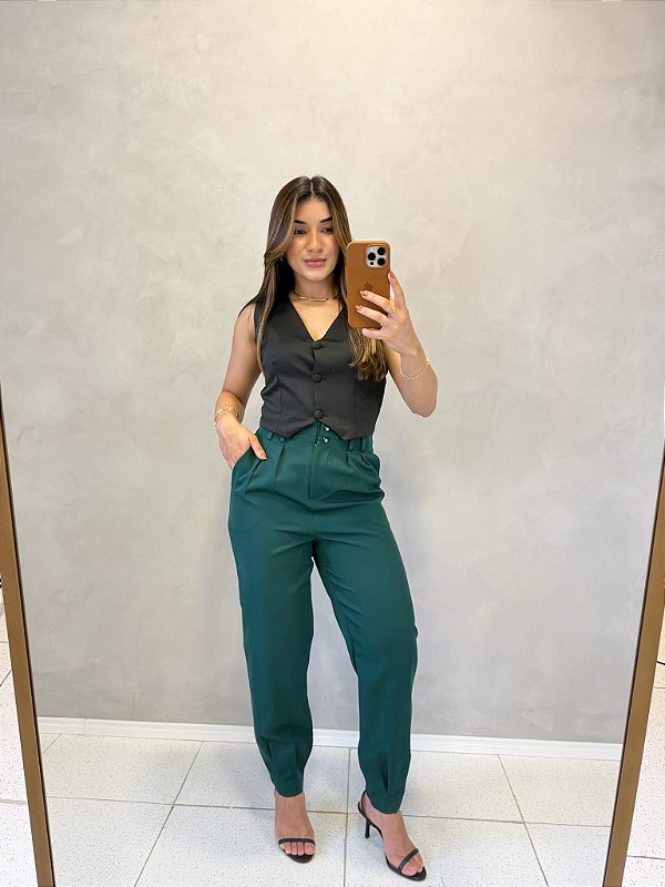 Calça Cenoura Alfaiataria