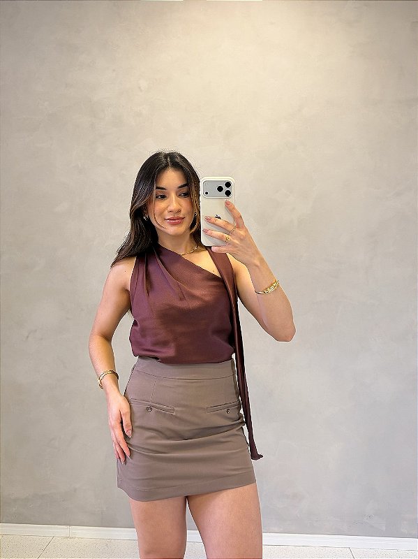 Blusa Cetim Suellen