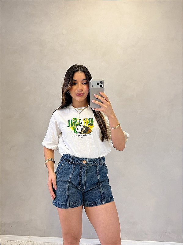 T-shirt Brasil Paixão Que Nos Une