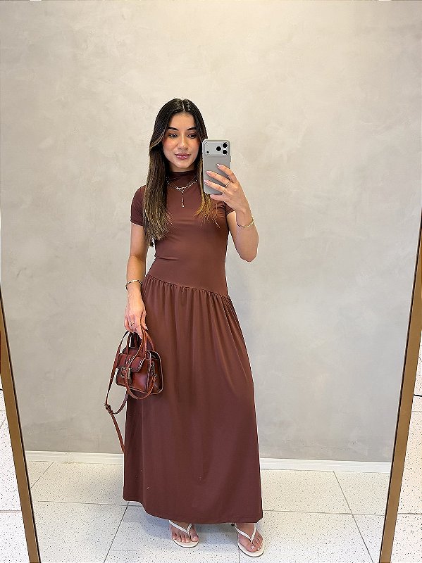 Vestido Poliamida c/ Mangas