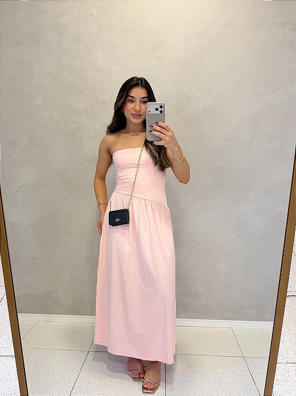 Vestido Poliamida Tomara Caia
