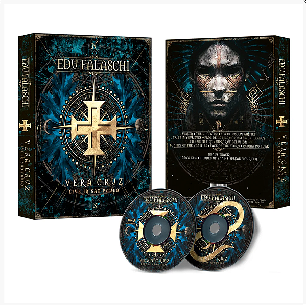 CD + BLURAY - Edu Falaschi "Vera Cruz Live in São Paulo