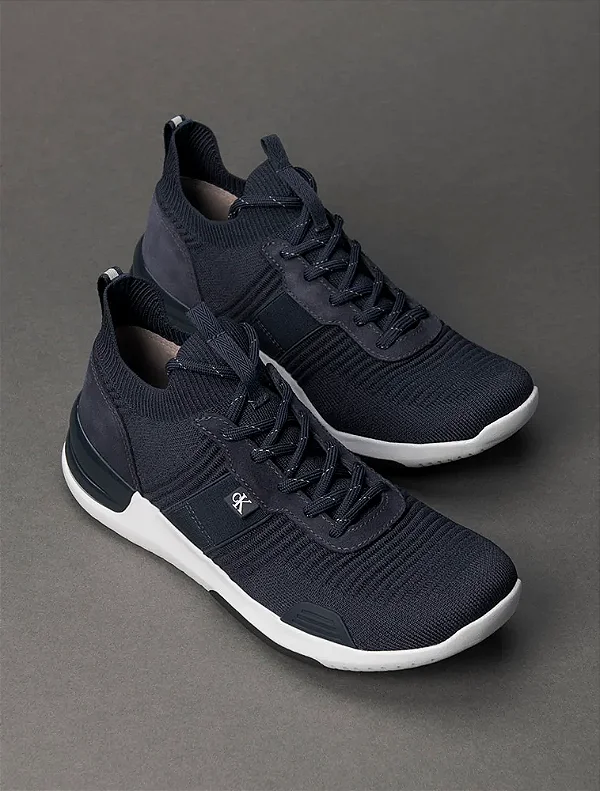 Tênis Masculino Air Knitt Flexible Calvin Klein Azul Marinho