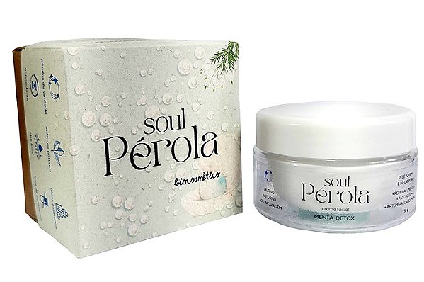 Soul Pérola Menta - creme facial 50g
