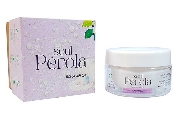 Soul Pérola Lavanda - creme facial 50g