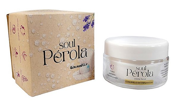 Soul Pérola Cogumelo do Imperador - creme facial 50g