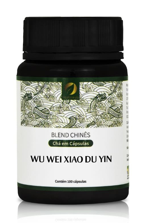 Wu Wei Xiao Du Yin - Herpes e Acne - 100 cápsulas