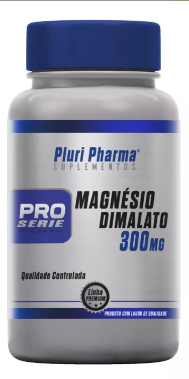 Magnésio Dimalato 300 mg - 60 doses