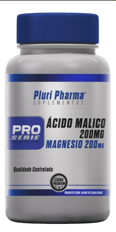 Magnésio Dimalato 200mg + Ácido Málico 200mg | 60 doses