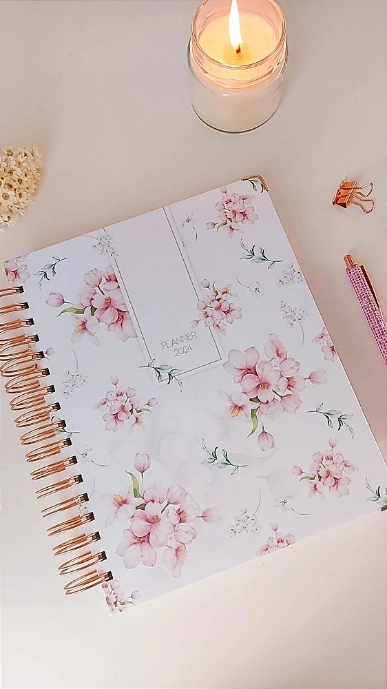 Planner Floral Luxo my