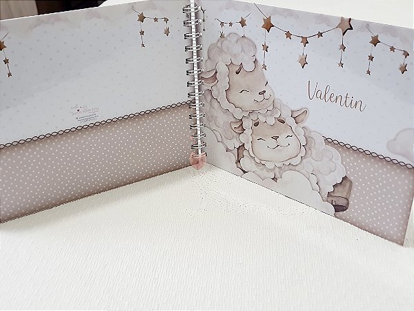 Livro mensagem do Bebê  Ovelhinha