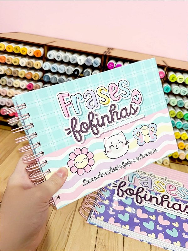Livro de Colorir Frases Fofinhas