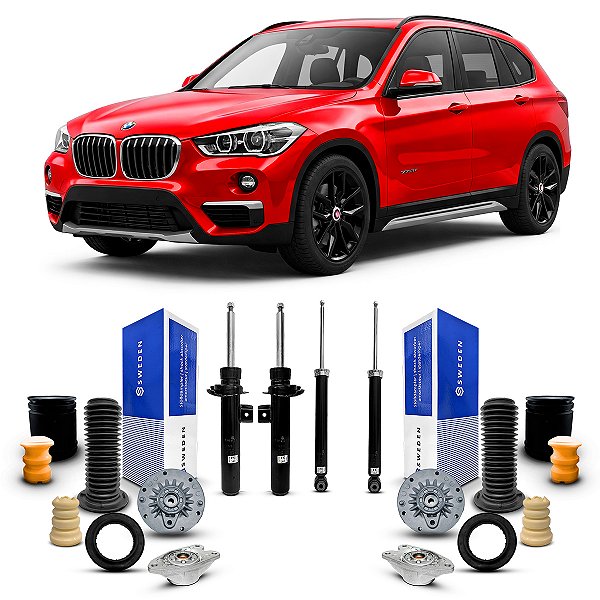 Jogo Amortecedores + Kit Suspensão Bmw X1 Sdrive 2016 Até 2022