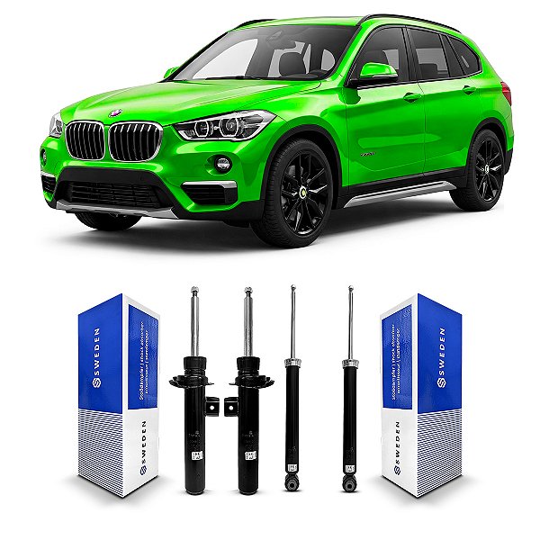 4 Amortecedores Dianteiro Traseiro BMW X1 Sdrive 2016 Até 2022