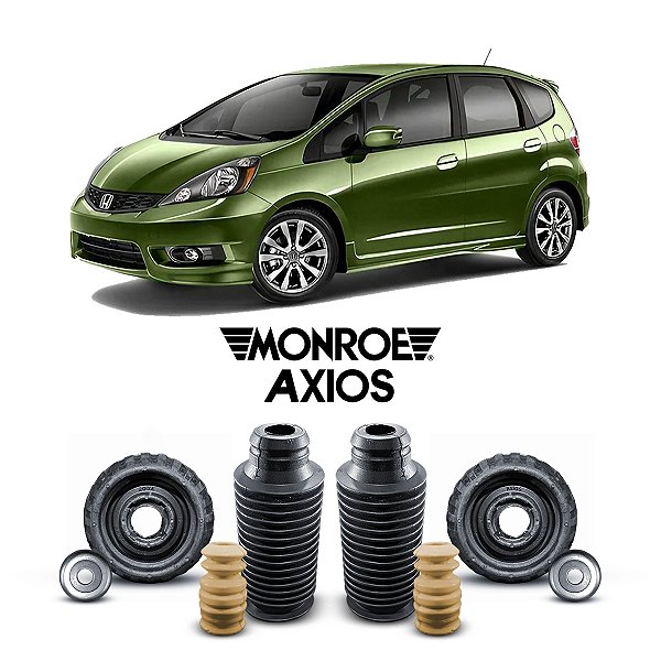 Par Kit Suporte Batente Coifa Dianteiro Honda Fit 2008 A 2014