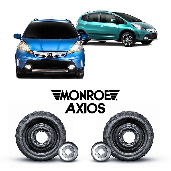 2 Batedor Batente Coxim C/ Rolamento Honda Fit Twist 2013 A 2014