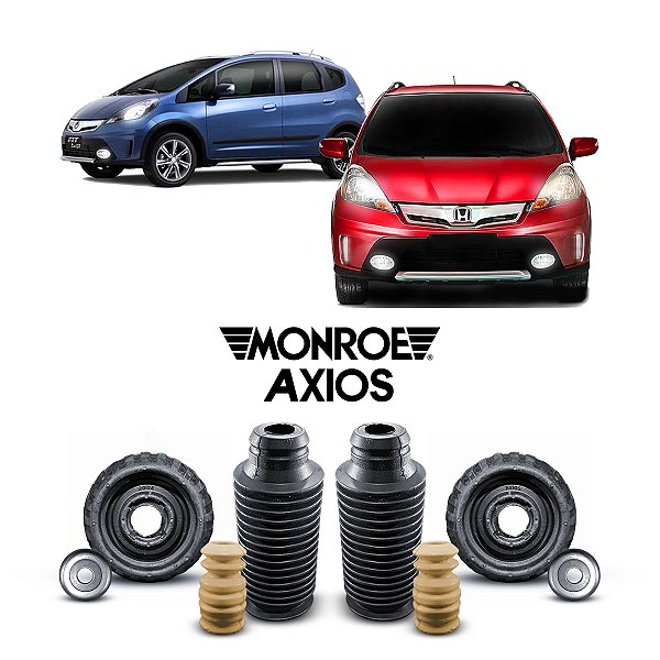 Kit Coxim Batente Axios Dianteiro Honda Fit Twist 2013 A 2014