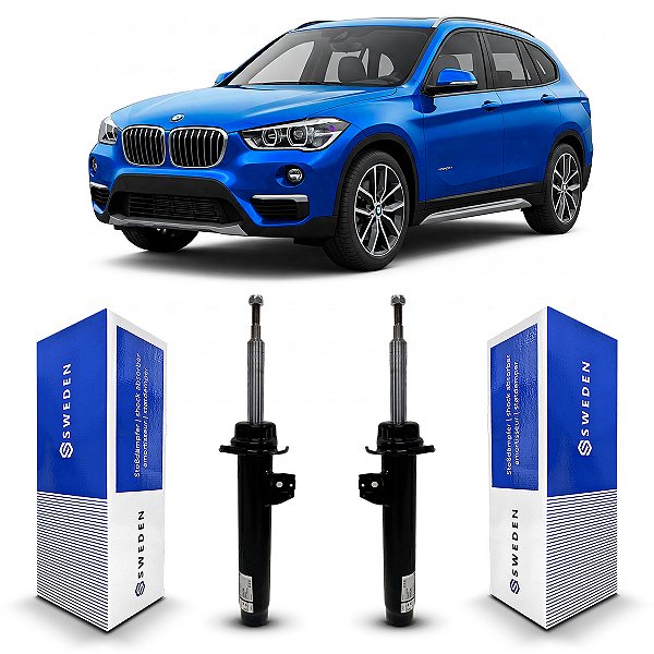 2 Amortecedor Dianteiro Sweden Bmw X1 2010 2011 2012 2013 2014