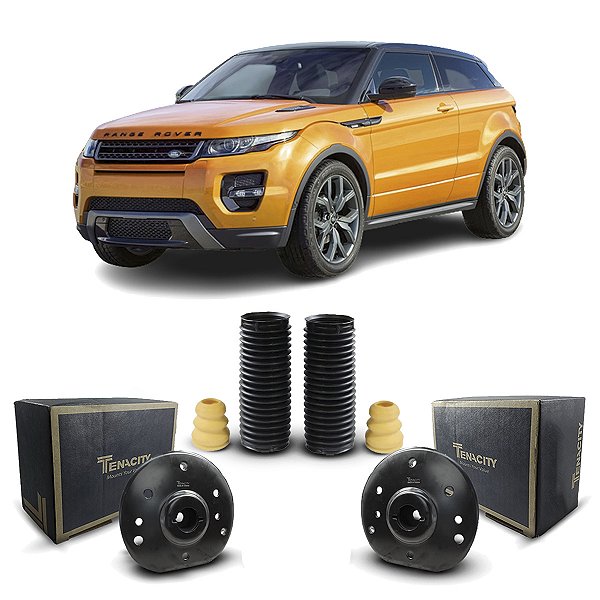 Par Coxim Batedor Tenacity Batente Coifa Suspensão Dianteira Land Rover Evoque 2012 2013 2014 2015 2016 2017 2018 2019