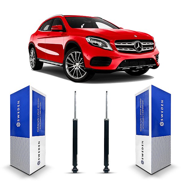 2 Amortecedor Traseiro Sweden Mercedes Benz Gla250 2018 2019