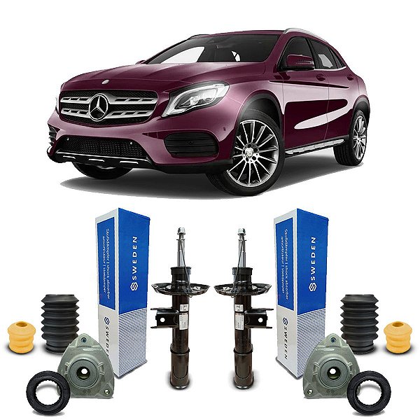 2 Amortecedores Sweden Coxim Dianteiro Mercedes Gla250 2018 2019