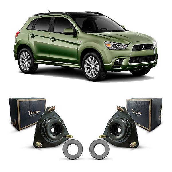 Par Batente Coxim Rolamento Suspensão Dianteira Mitsubishi Outlander 2007 2008 2009 2010 2011 2012 2013