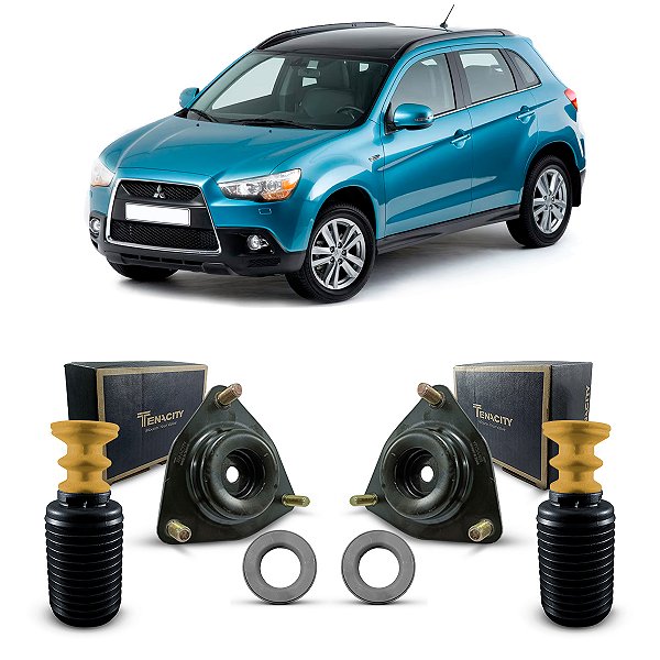 Par Kit Batedor Batente Amortecedor Dianteiro Mitsubishi ASX 2010 2011 2012 2013 2014 2015 2016 2017 2018 2019 2020