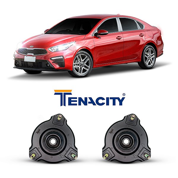 2 Batedor Batente Reparo Coxim Suporte Original Tenacity Suspensão Dianteira Kia Cerato 2019 2020 2021 2022