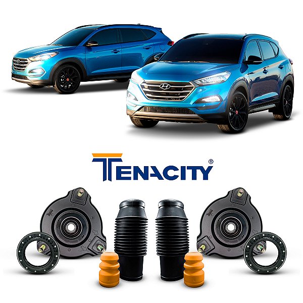 Par Kit Coxim Suporte Rolamento Batente Coifa Suspensão Dianteira Hyundai New Tucson 2017 2018 2019 2020 2021
