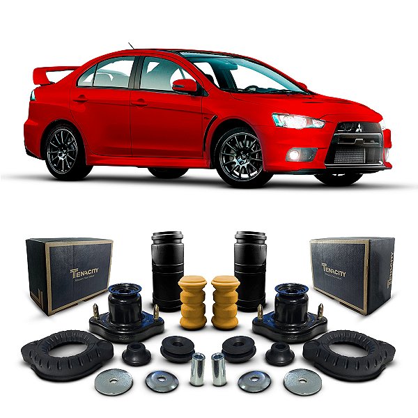 Kit Coxim Batente Traseiro Mitsubishi Lancer 2011 a 2020