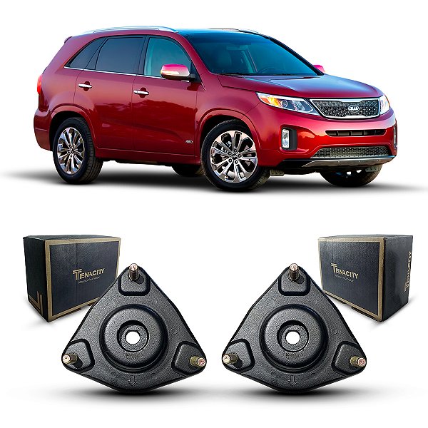 Par Coxim Suporte Batedor Batente Original Tenacity Amortecedor Dianteiro Kia Sorento 2013 2014 2015