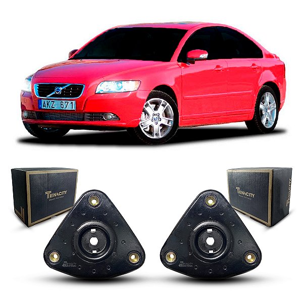 Par Coxim Batedor Batente Suporte Original Tenacity Amortecedor Dianteiro Volvo S40 2005 2006 2007 2008 2009 2010