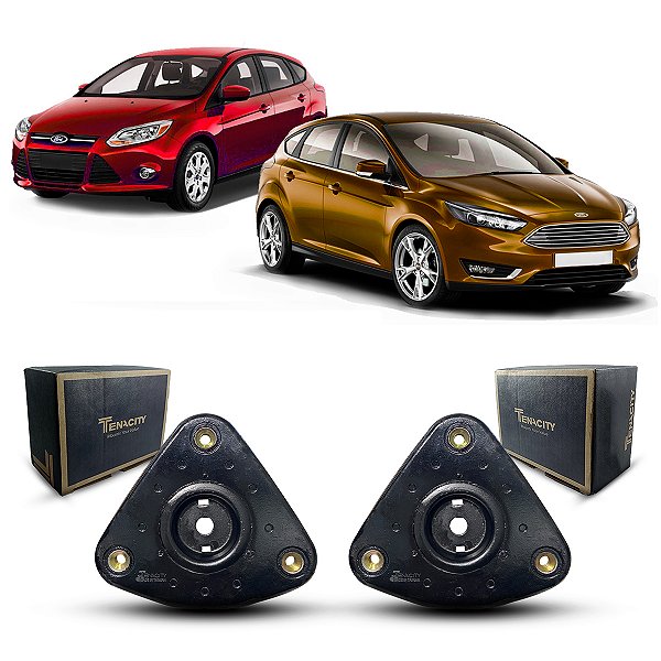 Par Coxim Batedor Batente Suporte Original Tenacity Amortecedor Dianteiro Ford Focus Hatch 2014 2015 2016 2017 2018 2019