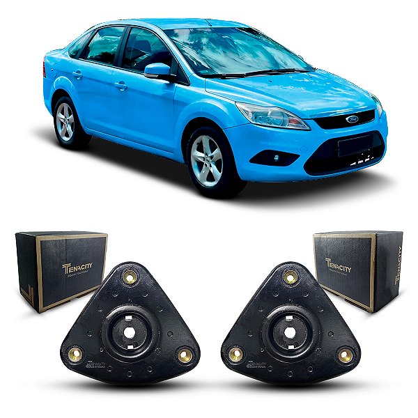 Par Coxim Batedor Batente Suporte Original Tenacity Amortecedor Dianteiro Ford Focus Sedan 2008 2009 2010 2011 2012 2013