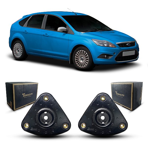 Par Coxim Batedor Batente Suporte Original Tenacity Amortecedor Dianteiro Ford Focus Hatch 2008 2009 2010 2011 2012 2013