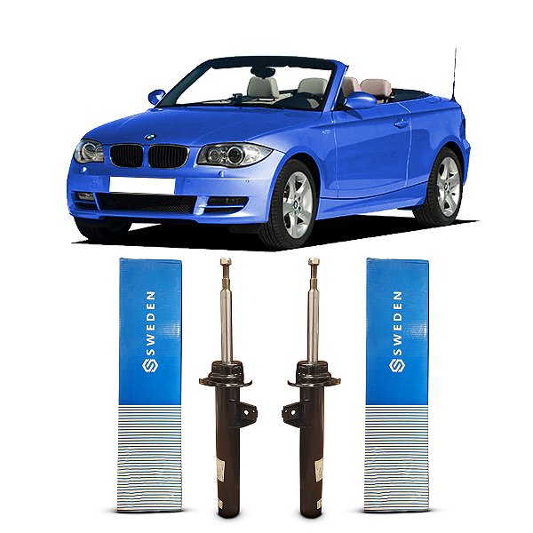2 Amortecedor Dianteiro Sweden BMW 120i Cabriolet 2010 2011 2012
