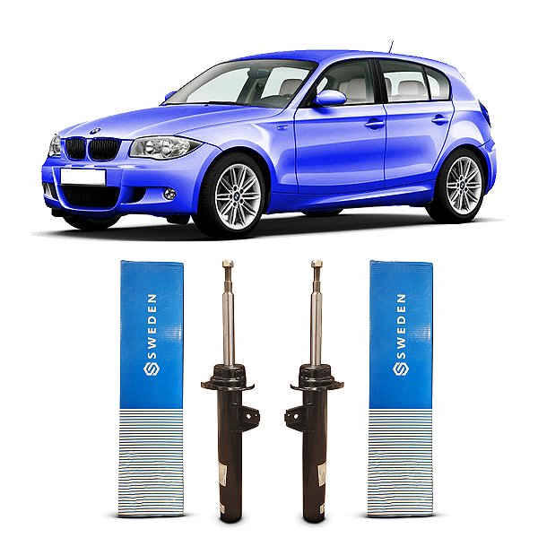 2 Amortecedor Dianteiro Sweden BMW 130i 2008 2009 2010 2011 2012