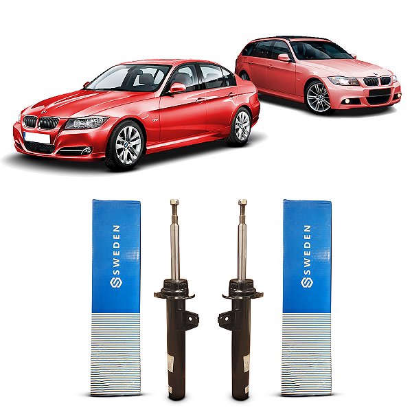 2 Amortecedor Dianteiro Sweden BMW 325i E90 2007 2008 2009 2010