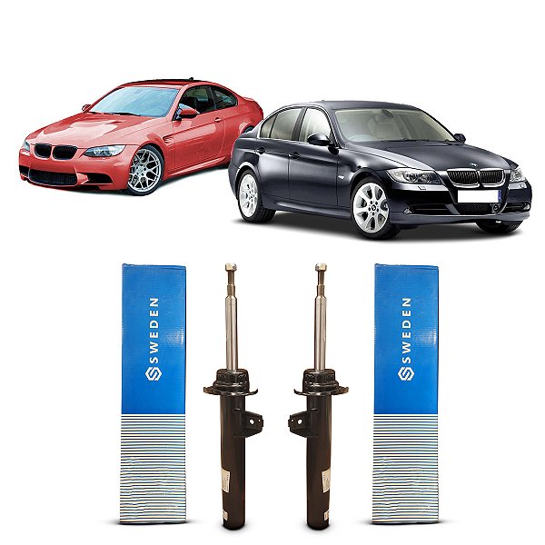 2 Amortecedor Dianteiro Sweden BMW 330i E90 2006 2007 2008 2009