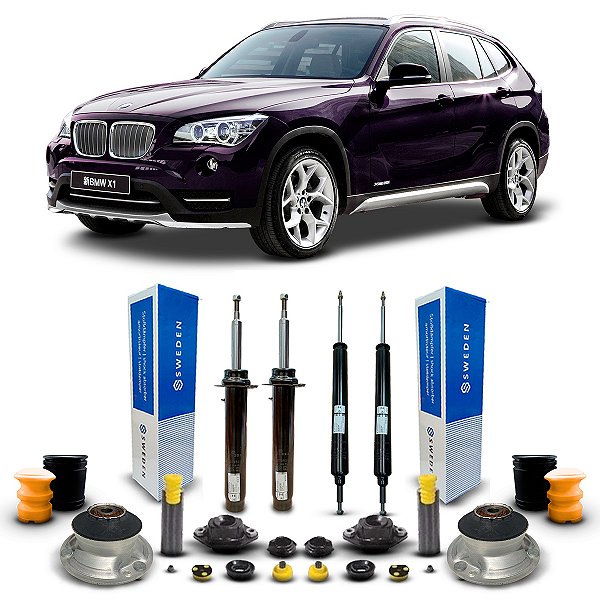Jogo 4 Amortecedor Kit Dianteiro Traseiro Bmw X1 Sdrive 2014