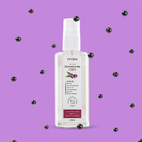 Desodorante Natural Spray Açaí 60ml