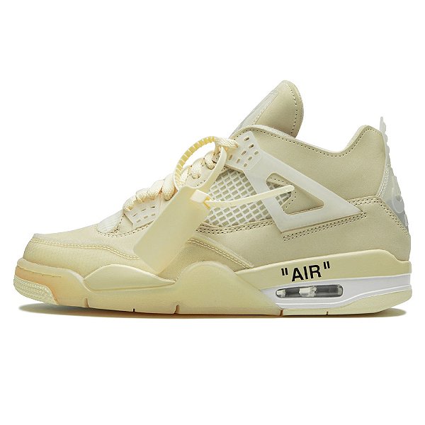 Air Jordan 4 x Off White 'Sail'