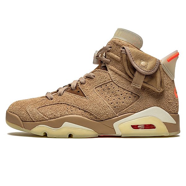 Air Jordan 6 x Travis Scott 'British Khaki'