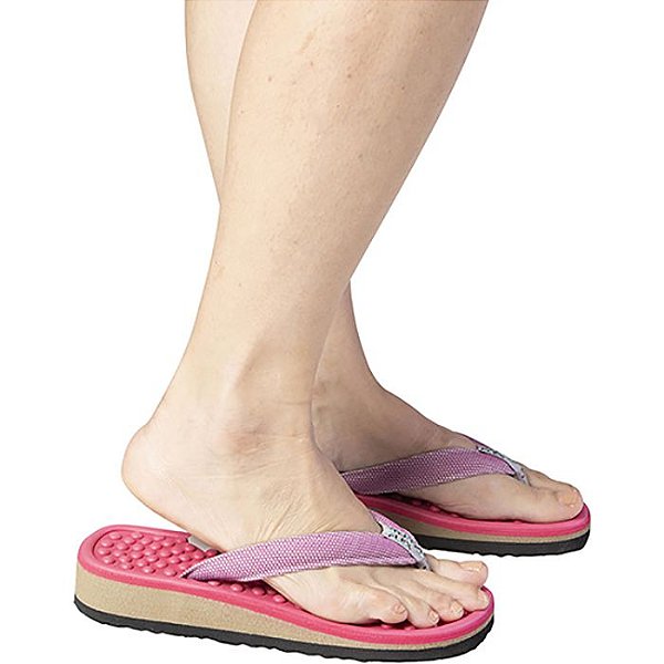 Chinelo de Dedo Anabela para Esporão e Fascite Plantar Mundoflex - Pink