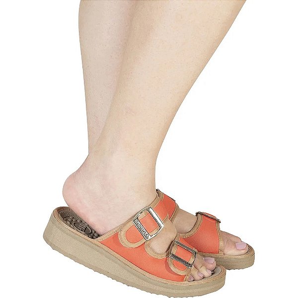 Birken Urbano Ortopédica para Esporão e Fascite Plantar Mundoflex – Laranja