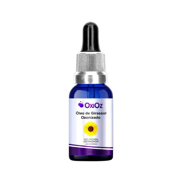 Óleo Natural De Girassol Ozonizado Medicinal - OxiOz 20ml