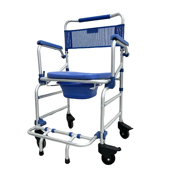 Cadeira de Banho D55 Ultraleve 4 em 1 até 135kg Dellamed