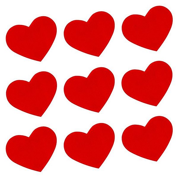 Pétalas de Coração Perfumadas - 150 Un - Pau Brasil