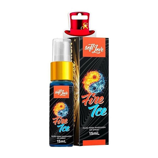 Fire e Ice Óleo Funcional Para Massagem em Jatos - 15ml - Soft Love